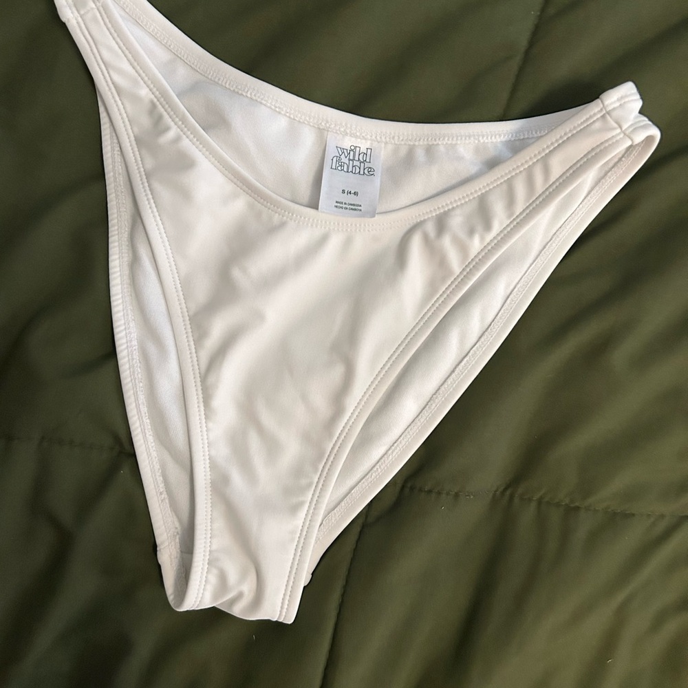 Wild Fable Cream High-Cut Bikini